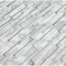 Msi Calacatta Cressa 3D Ledger Panel SAMPLE Honed Marble Wall Tile ZOR-PNL-0022-SAM - alternate 2